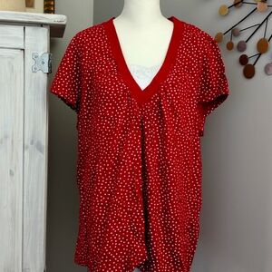 Venezia Top Red/White Polka Dots 18/20